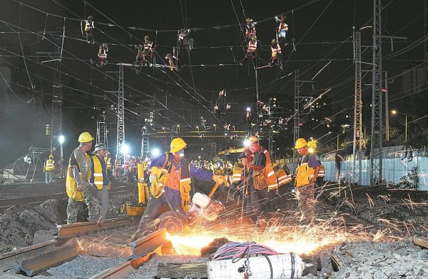 嘉匯優配 “火車北站”改建工程整體過半 建成后將成為特大型綜合交通樞紐